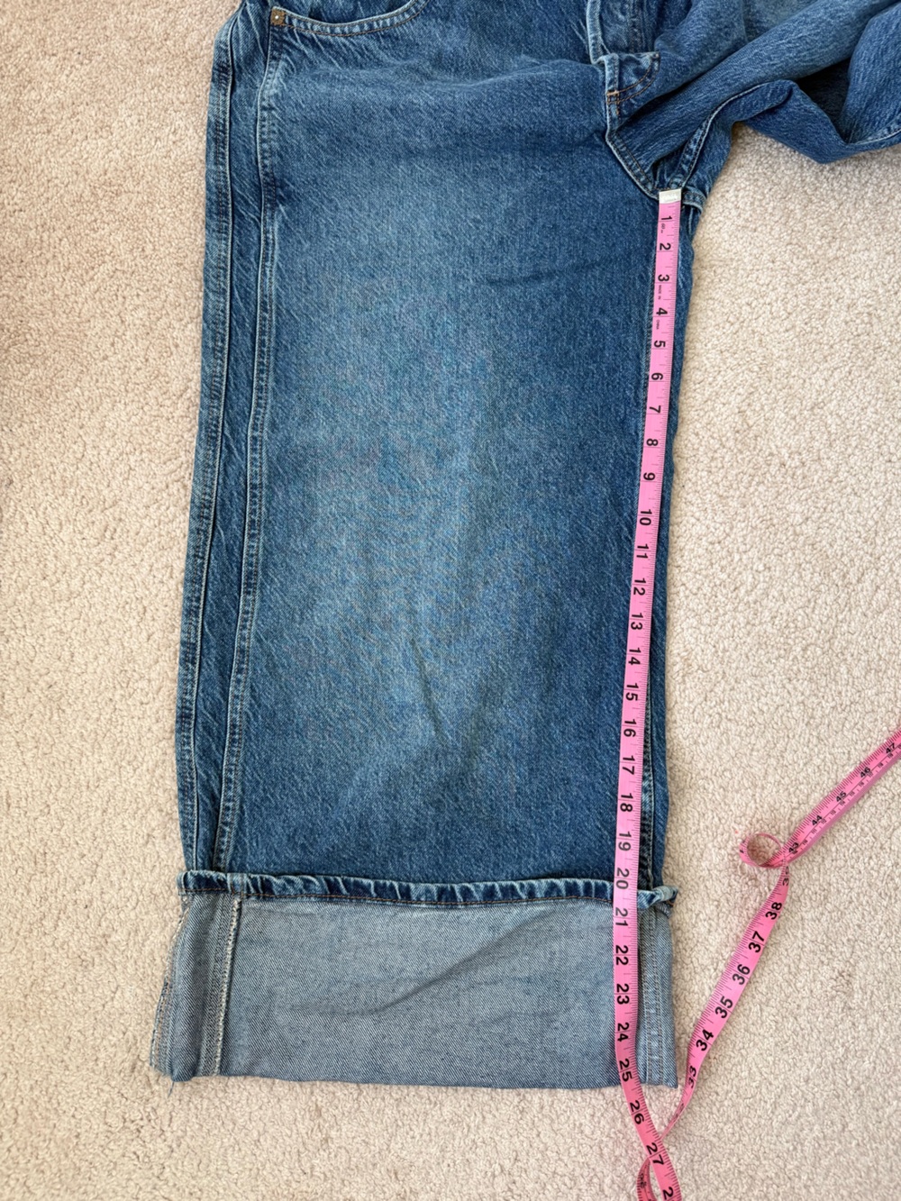 Free People Final Countdown Cuffed Low Rise Jeans - Picture 11 of 13